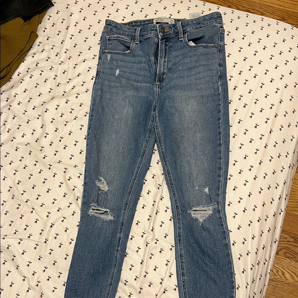 Abercrombie & Fitch Blue High Rise Jeans